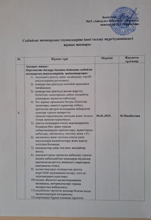 Жоспар